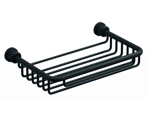 Полка решетка к стене черный Sonia 182824
