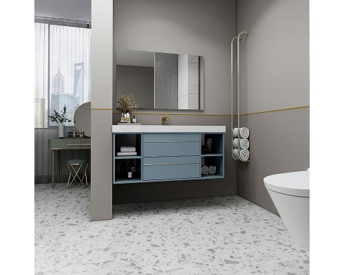 Тумба с раковиной Orans BC-1129 120 11291200 подвесная Matt sky blue