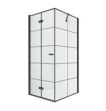 Душевое ограждение NEW TRENDY NEW SOLEO BLACK L 90x90x195 (черный)
