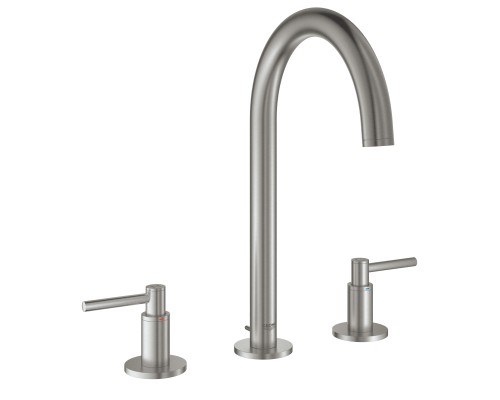 Смеситель Grohe двухвентильный для раковины на 3 отверстия