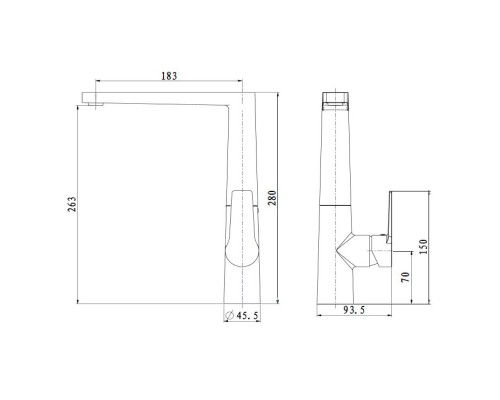 Смеситель Bien Lado для кухонной мойки BE11011108