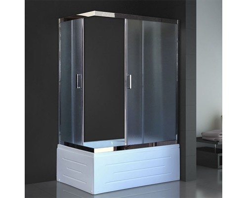 Душевой уголок Royal Bath BP 100х80 с поддоном Хром