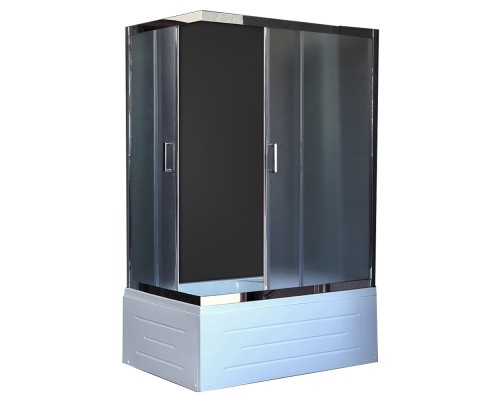 Душевой уголок Royal Bath BP 100х80 с поддоном Хром