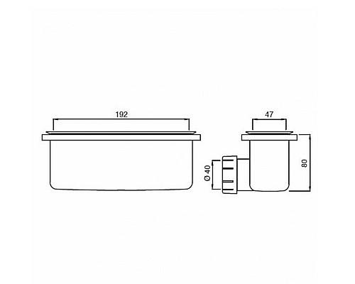 Сифон для душевого поддона Ideal Standard Ultraflat New T4493V3 Черный шелк