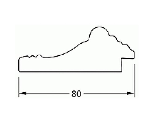 Зеркало Evoform Exclusive Floor 199х100 BY 6149 с фацетом в багетной раме - Сусальное золото 80 мм