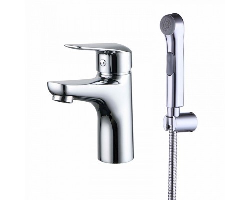 Смеситель для раковины с гигиеническим душем IDDIS Torr TORSB00i08