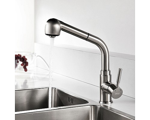 Смеситель для кухни с выдвижной лейкой WasserKRAFT 4266