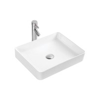 Раковина SinteSi LVB-APP-407 накладная белая 500х395х130, без отверстия под смеситель