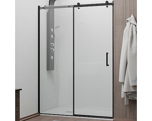 Душевая дверь RGW Tornado TO-14B 140 02071414-14 профиль Черный стекло прозрачное