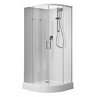 Душевая кабина Aquanet Passion EVO R white 90x90 набор 1