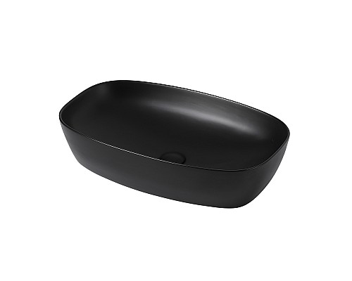 Раковина накладная ABBER Rechteck AC2206MB черная матовая