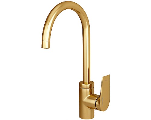 Смеситель для кухни WasserKRAFT Aisch 5507 Золото матовое