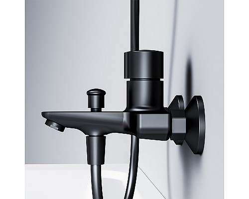 Смеситель для ванны AM.PM X-Joy F85A10522 Черный матовый