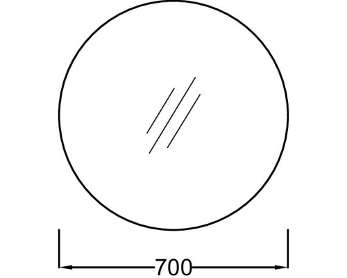 Зеркало Jacob Delafon Odeon Rive Gauche 70 EB1144-NF подвесное