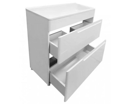 Тумба с раковиной Эстет Kare Luxe 60 ФР-00007072 Белая