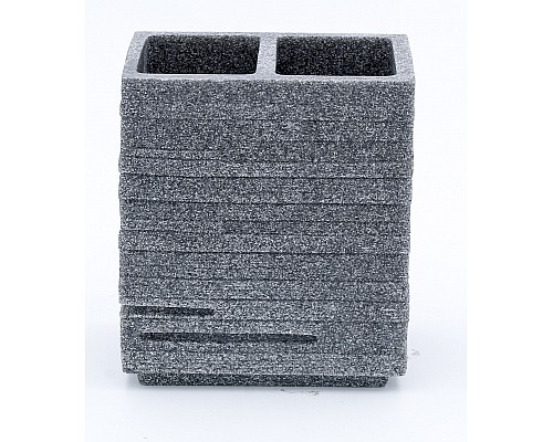 Стакан для зубных щеток Ridder Brick 22150207 Серый
