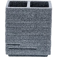 Стакан для зубных щеток Ridder Brick 22150207 Серый