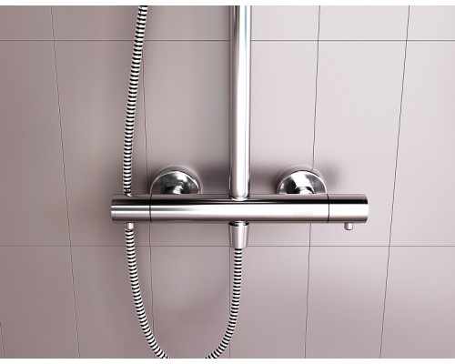 Душевая система Damixa Option DX218092000 с термостатом Хром