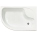 Душевой уголок Royal Bath ВК 120х80 RB8120BK-C-BL-R профиль Черный стекло матовое