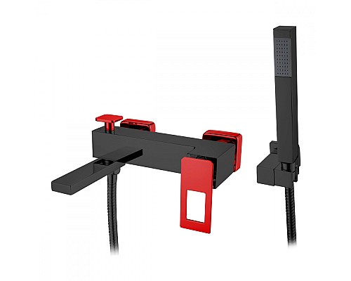 Смеситель для ванны,для душа Boheme Q 143-BR черный