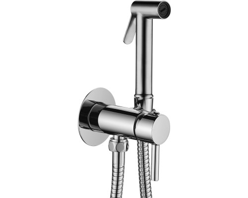 Гигиенический душ Paffoni Tweet Round ZDUP110CR со смесителем, с внутренней частью