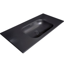 Столешница моноблок Armadi Art Vallessi 120 антрацит глянец керамика