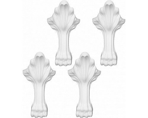 Ножки каменные к ванне Эстет СКАРЛЕТТ белые