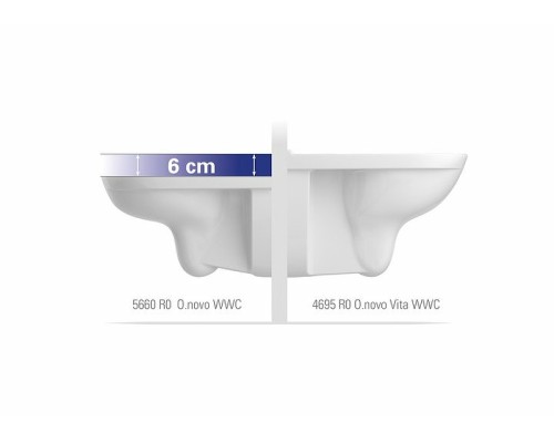 Унитаз Villeroy&Boch O.Novo подвесной без сиденья