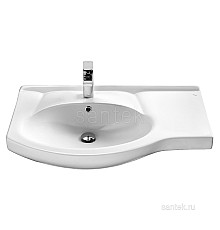 Раковина сложной формы Santek Коралл 83 1WH110228 с правым крылом