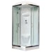 Душевая кабина Royal Bath HP 80х80 стекло прозрачное задняя стенка Белая