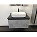 Тумба с раковиной Comforty Эдинбург 75 00004149066 подвесная Бетон светлый