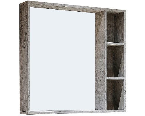 Зеркало со шкафом Grossman Фалькон 80 208003 Бетон
