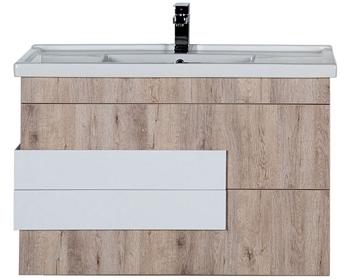 Тумба под раковину Aquanet Мадейра 100 183072 подвесная Дуб кантри