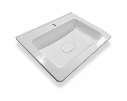 Тумба с раковиной Эстет Kare Luxe 60 ФР-00007074 подвесная Белая