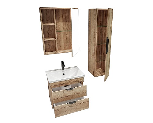 Тумба под раковину Grossman Форта 60 106005 подвесная Дуб галифакс