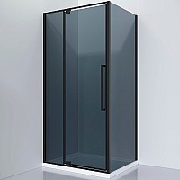 Душевой уголок Black&White Stellar Wind S818 BG 100x80 8181000G Черный матовый