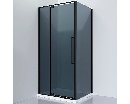 Душевой уголок Black&White Stellar Wind S818 BG 100x80 8181000G Черный матовый