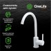 Смеситель для кухни Orange OneLife Белый