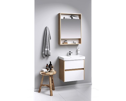 Сити Тумба под умывальник подвесная 60 см CI0106DB AQWELLA