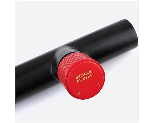 Смеситель для раковины Bronze de Luxe Avantgarde 2021RH Черный Красный
