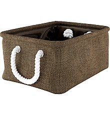 Корзина для белья WasserKRAFT Abens WB-220-L Темно-коричневая