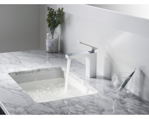 Смеситель для раковины Timo Torne 4361/00-16F хром-белый