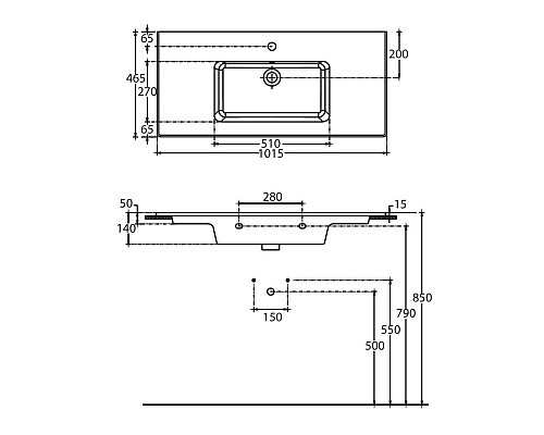Раковина Allen Brau Fantasy 102 4.11027.20 Белая