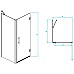 Душевой уголок RGW Hotel HO-045B 70х100 350604570-014 профиль Черный стекло прозрачное