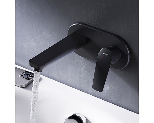 Смеситель для раковины AM.PM Gem F90A72222 Черный матовый