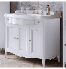 Тумба с раковиной TW Veronica Nuovo 105 VER5105-B+AR874bi*1 Bianco