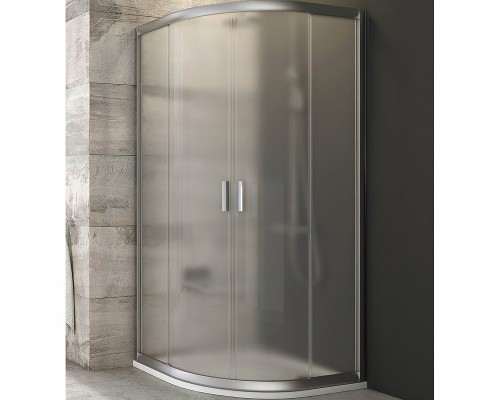 Полукруглая душевая кабина Ravak Blix 3B240U00ZG 80 сатин виноградный