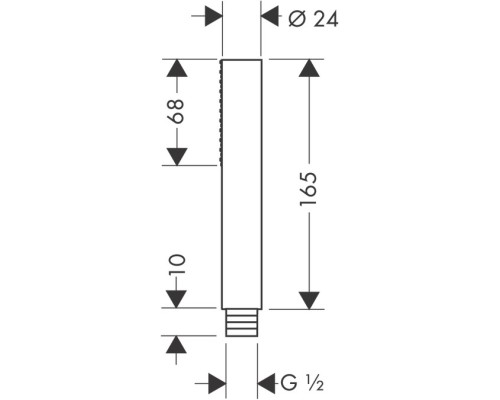 Ручной душ Axor Starck 10531000 Хром