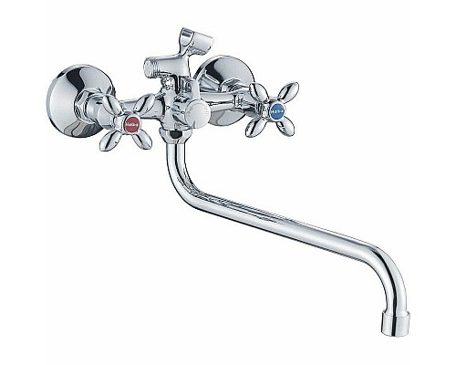 Смеситель для ванны Haiba HB2227-2 универсальный Хром