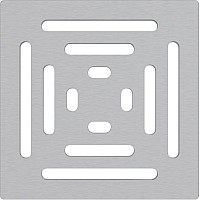 Решетка AlcaPlast MPV012 нержавеющая сталь